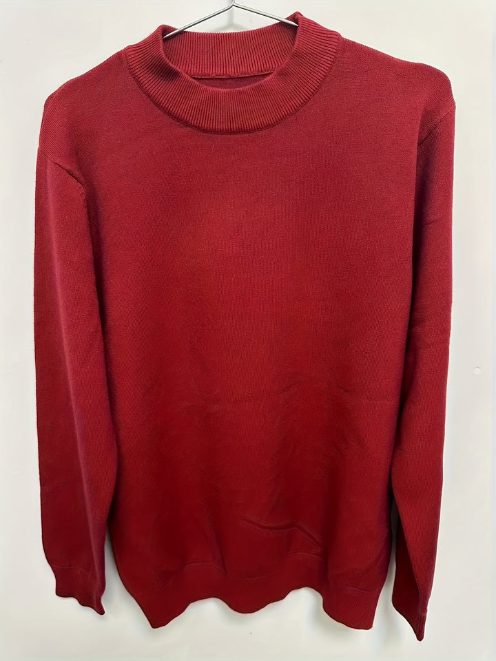 Russell | Elegancki Sweter z Wyższym Kołnierzem