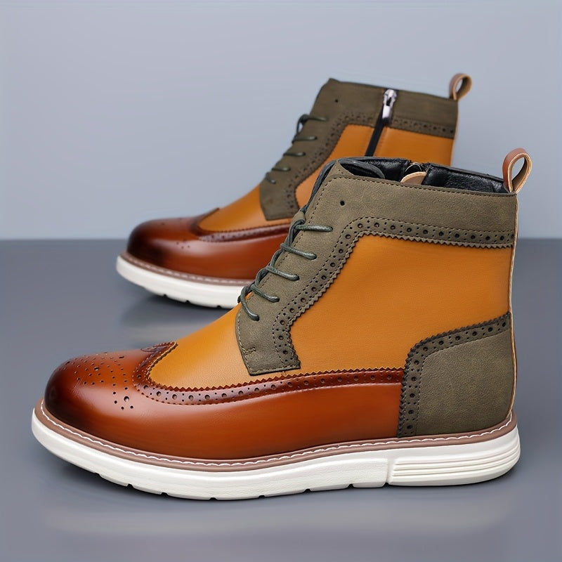 Lawrence | Eleganckie Botki typu Wingtip