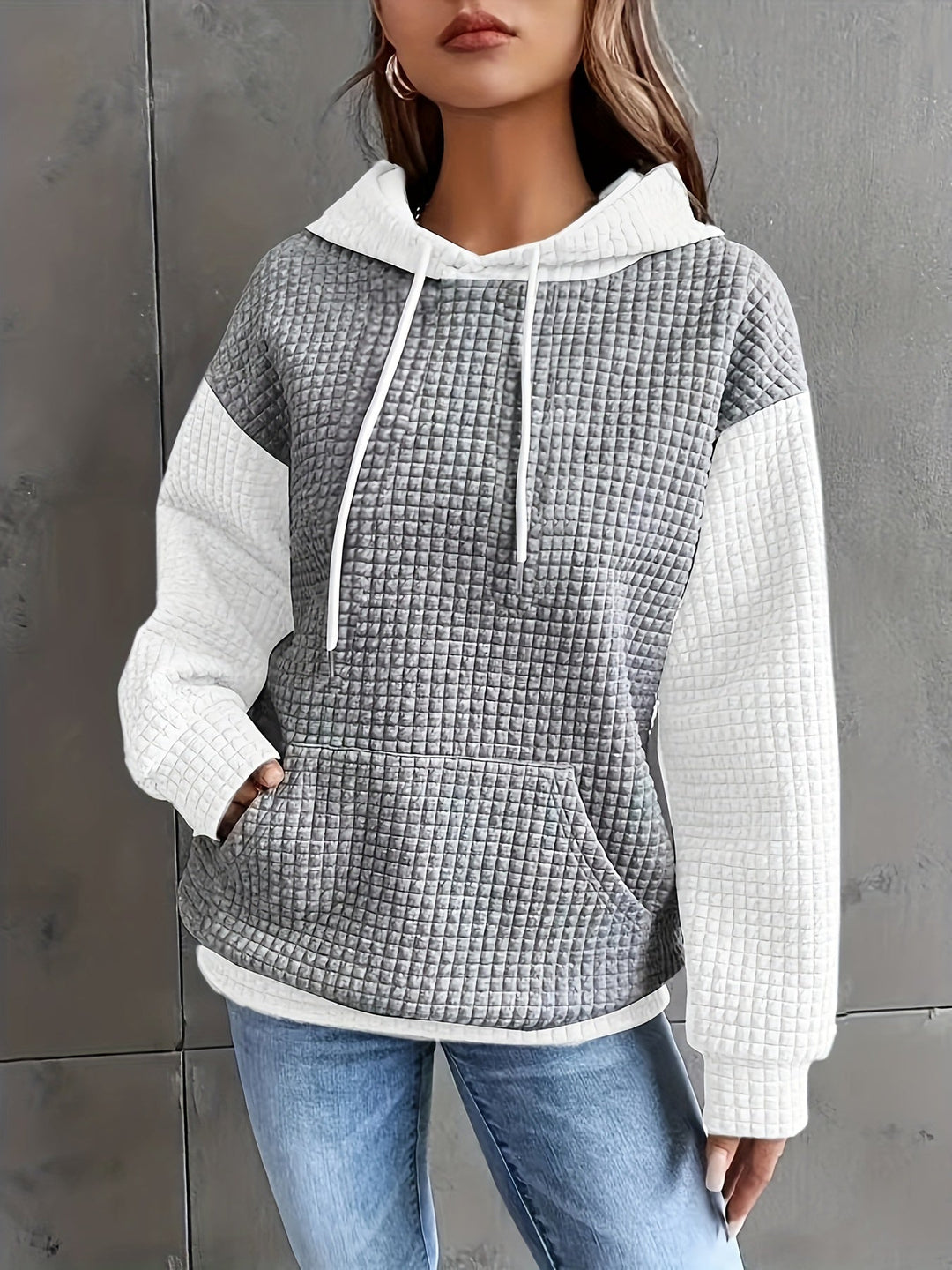 Brenna | Przytulna Bluza z Waffle