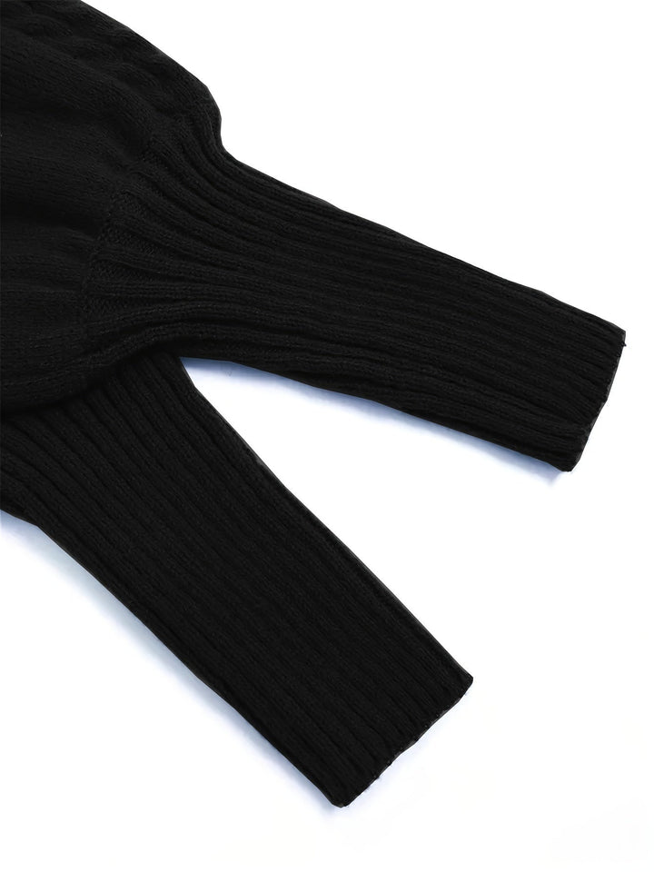 Eloise | Sweter z teksturowanym półkołnierzem