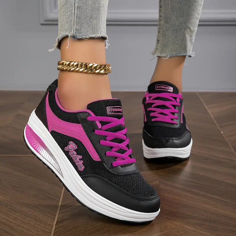 Rhonda | Sneakersy na platformie z wyściółką