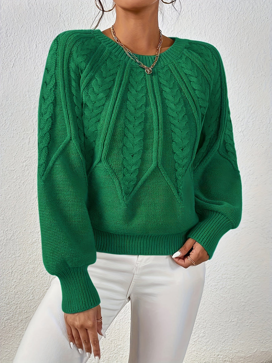 Eleanor | Luźny sweter w sploty