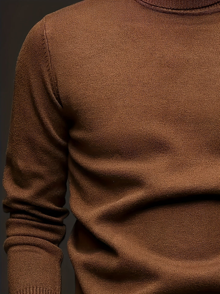 Frederick | Wyszukany Sweter z Wysokim Kołnierzem