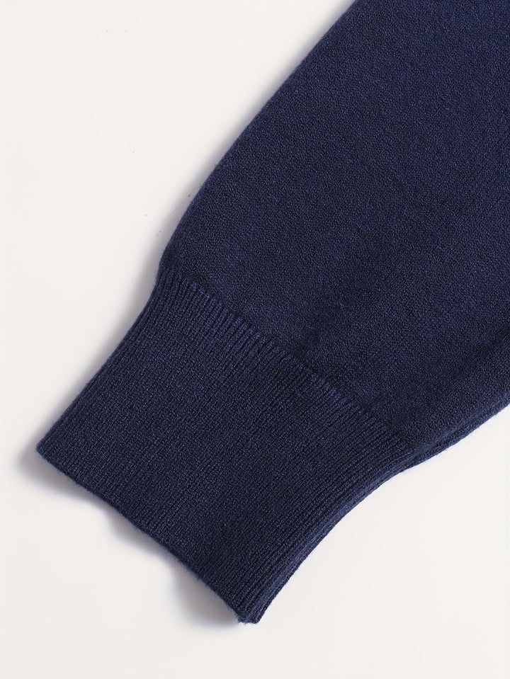 Everett | Elegancki Sweter z Wysokim Kołnierzem