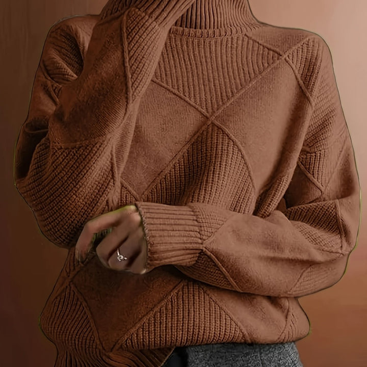 Maeve | Sweter z teksturowanym golfem