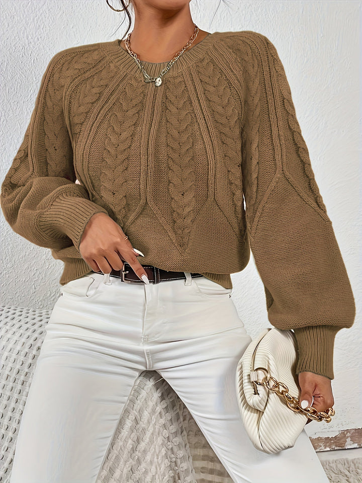 Eleanor | Luźny sweter w sploty