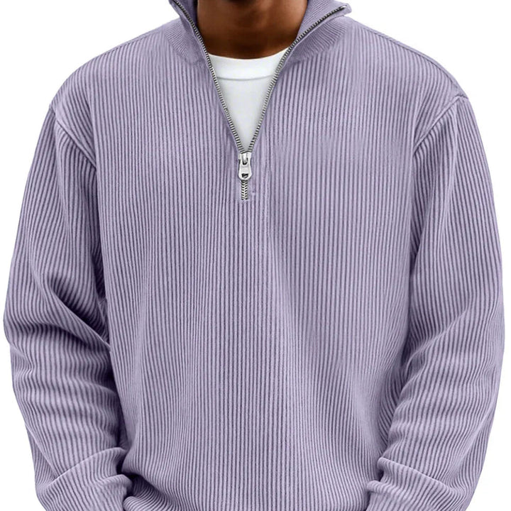 Chase | Stylowy sweter z zamkiem i wysokim kołnierzem