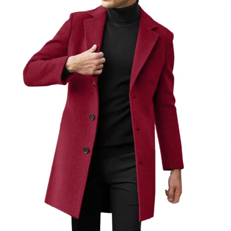 Chandler | Elegancki Długi Trencz