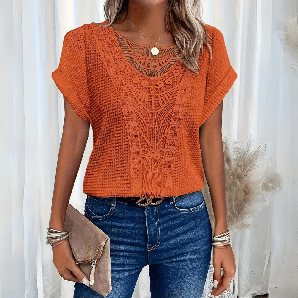 Judith | Top z detalami w stylu vintage