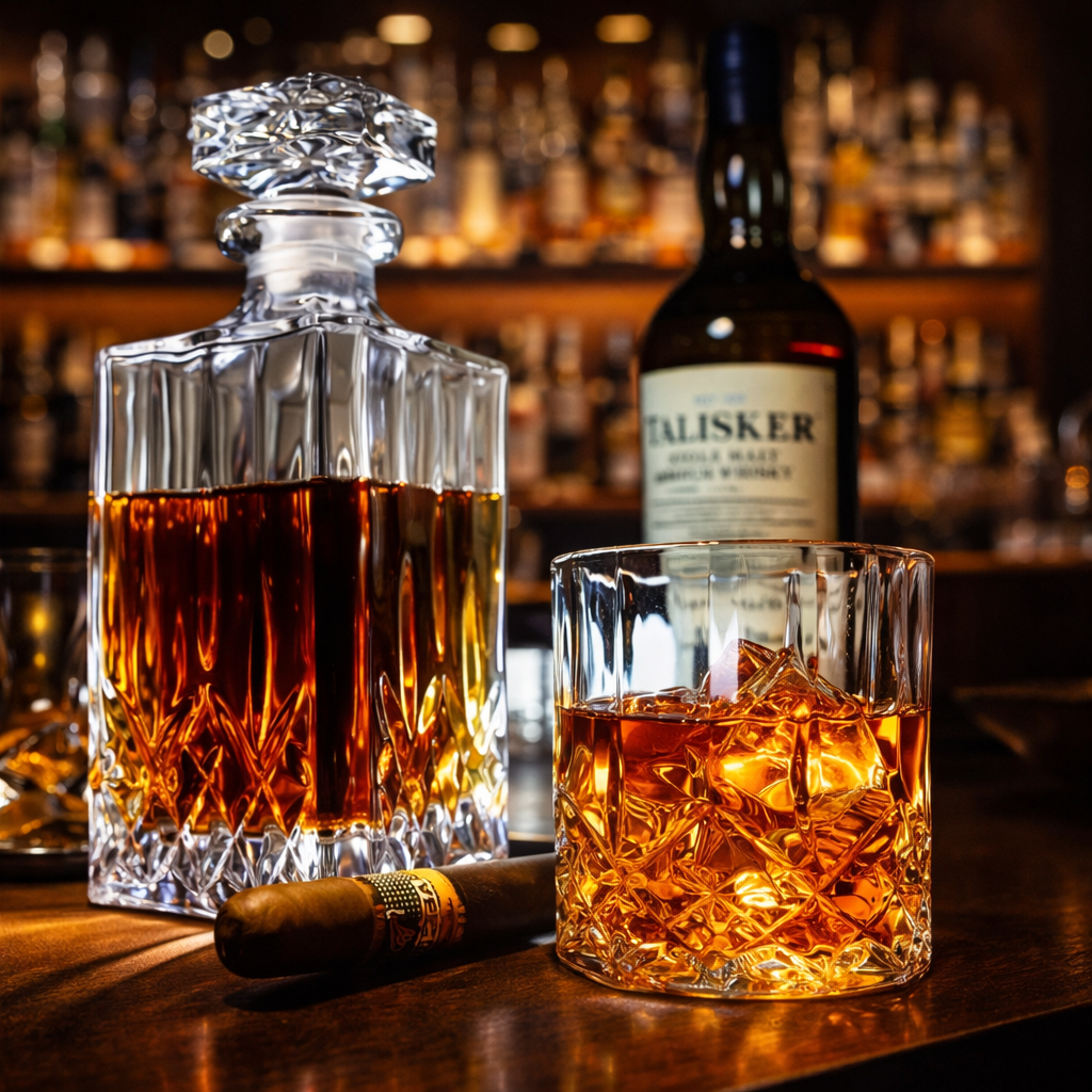 Shane | Zestaw Butelka Whisky z Butelką i Szklanką