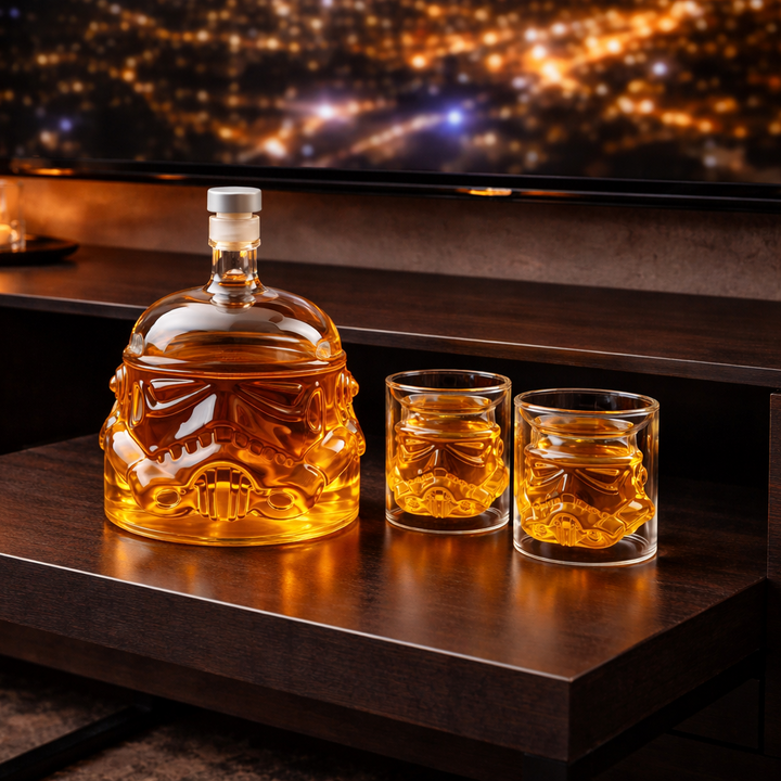 Darren | Zestaw Butelka Whisky i Szklanka