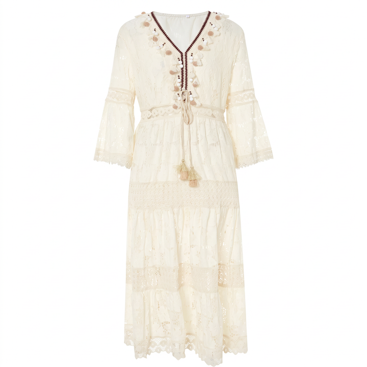 Isabelle | Letnia Sukienka Damska Boho Maxi | Casual Plażowy