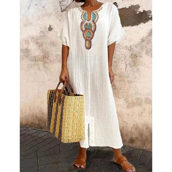 Marnie | Luźna Boho Maxi Sukienka