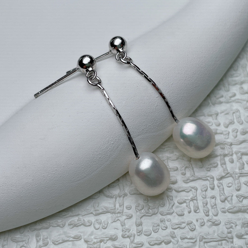 Colleen | Casual Drop Pearl Earrings