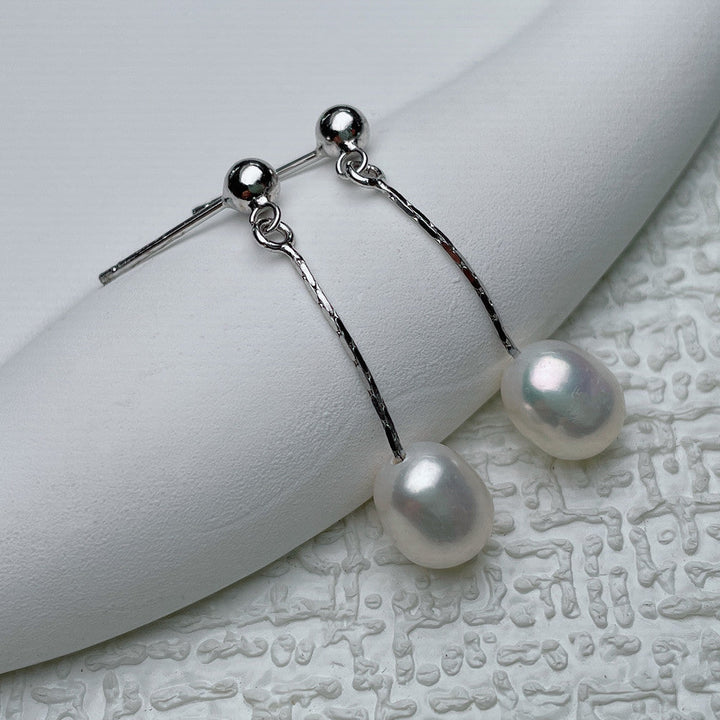 Colleen | Casual Drop Pearl Earrings