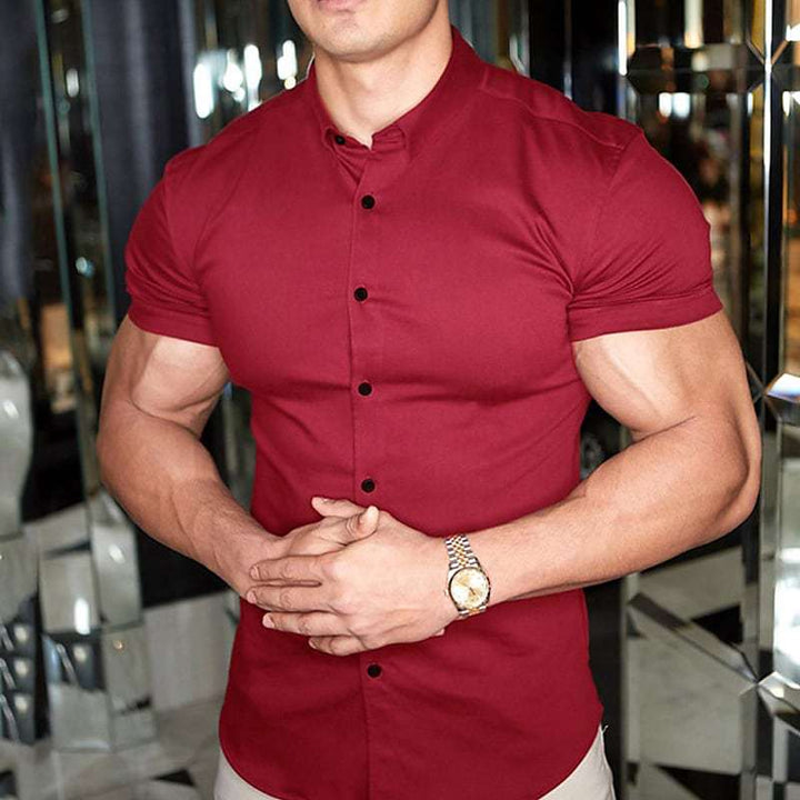 Blake | Koszula Krótki Rękaw Slim Fit