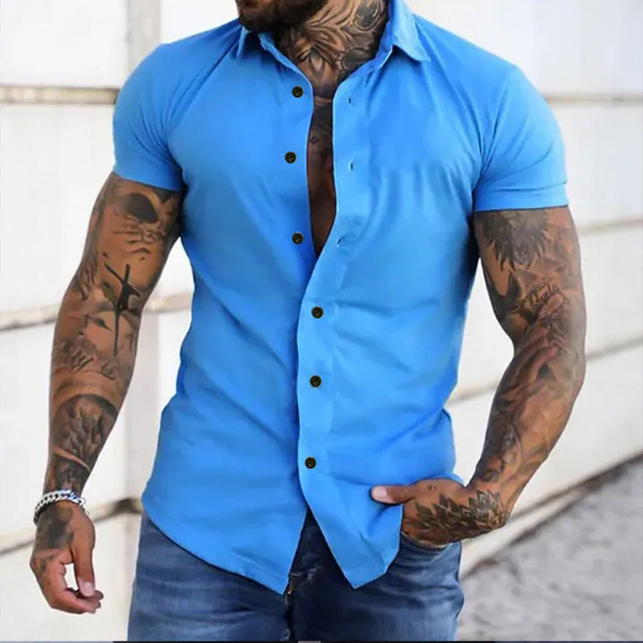 Blake | Koszula Krótki Rękaw Slim Fit