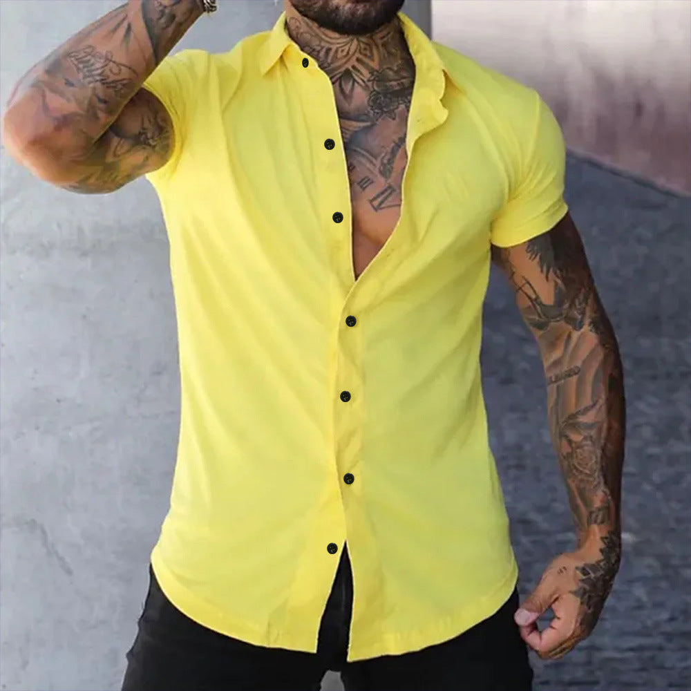 Blake | Koszula Krótki Rękaw Slim Fit
