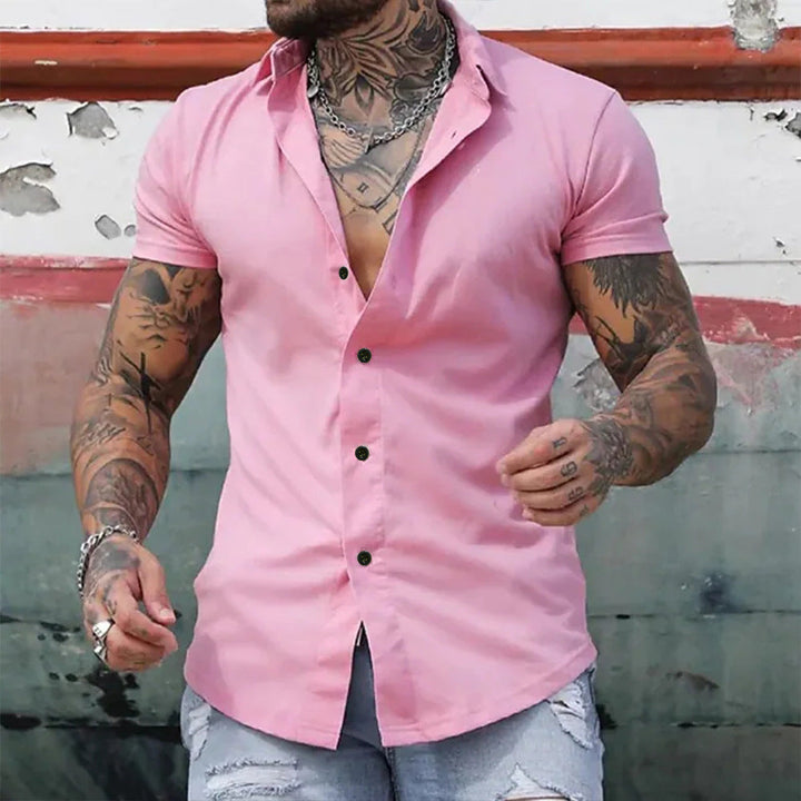 Blake | Koszula Krótki Rękaw Slim Fit