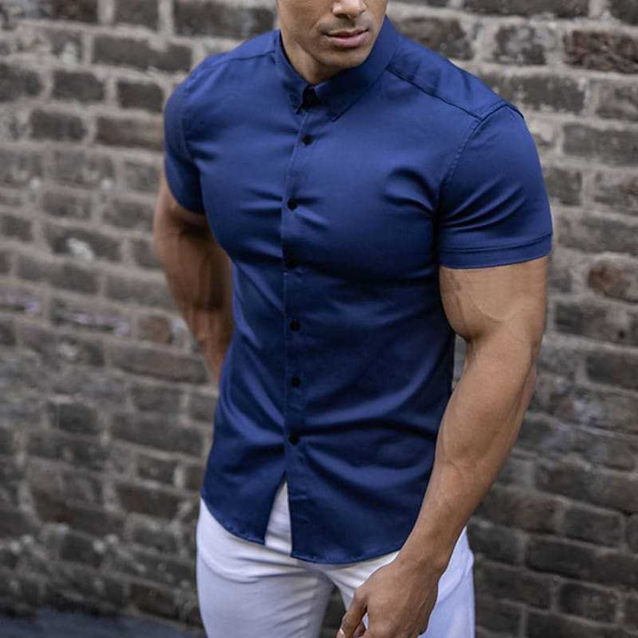 Blake | Koszula Krótki Rękaw Slim Fit