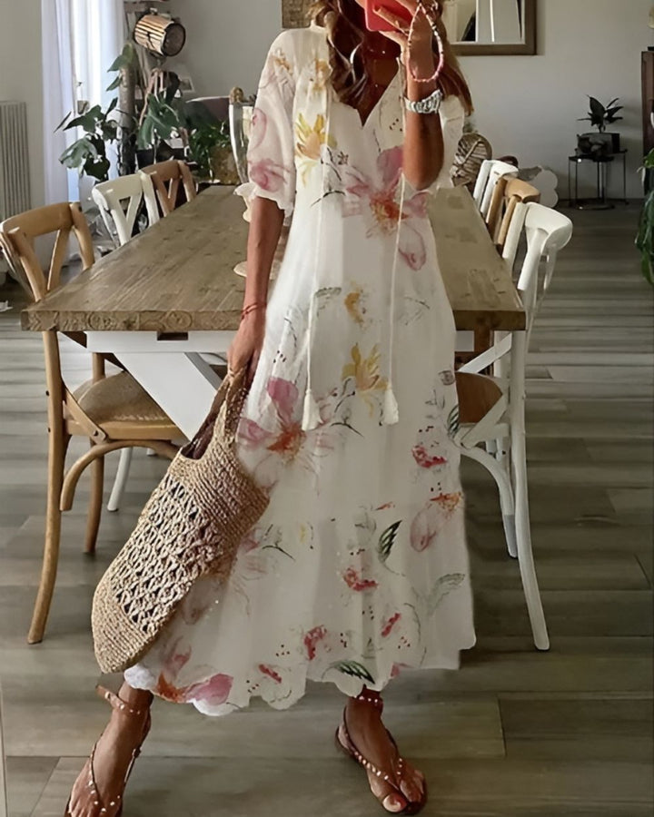 Sylvie | Boho Maxi Sukienka