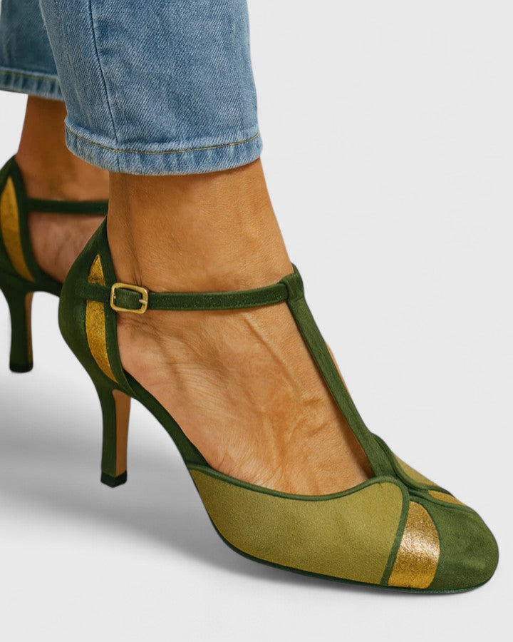 Megan | Eleganckie Sandały T-Strap