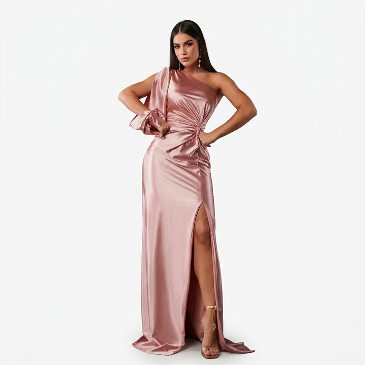 Samantha | Sukienka wieczorowa na jedno ramię