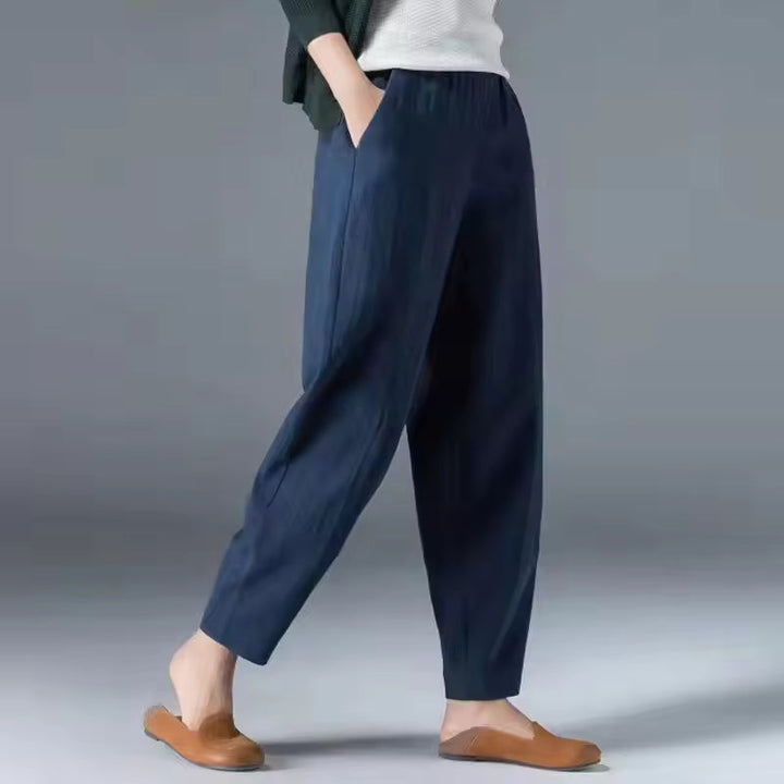 Hazel | Luźne Spodnie Tapered