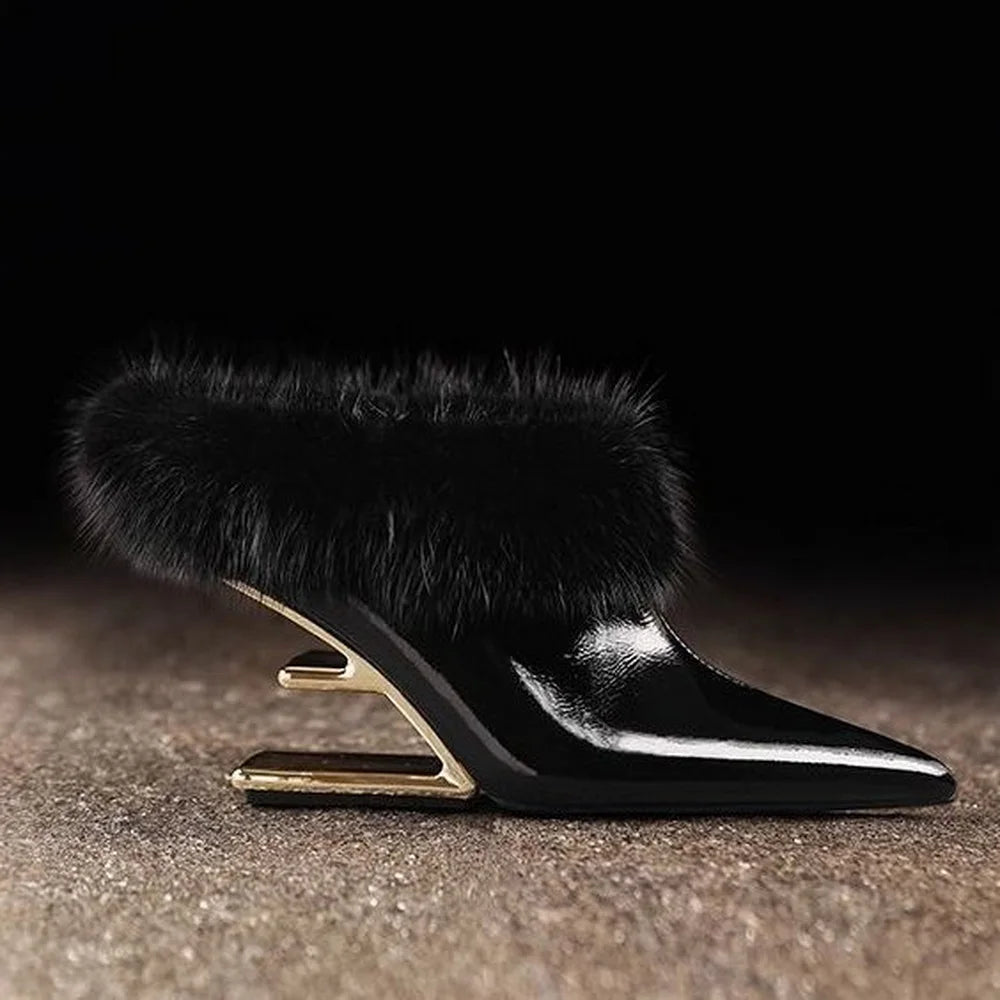 Beverly | Eleganckie Futrzane Szpilki