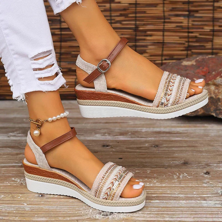 Olivia | Klasyczne Boho Ortopedyczne Sandały