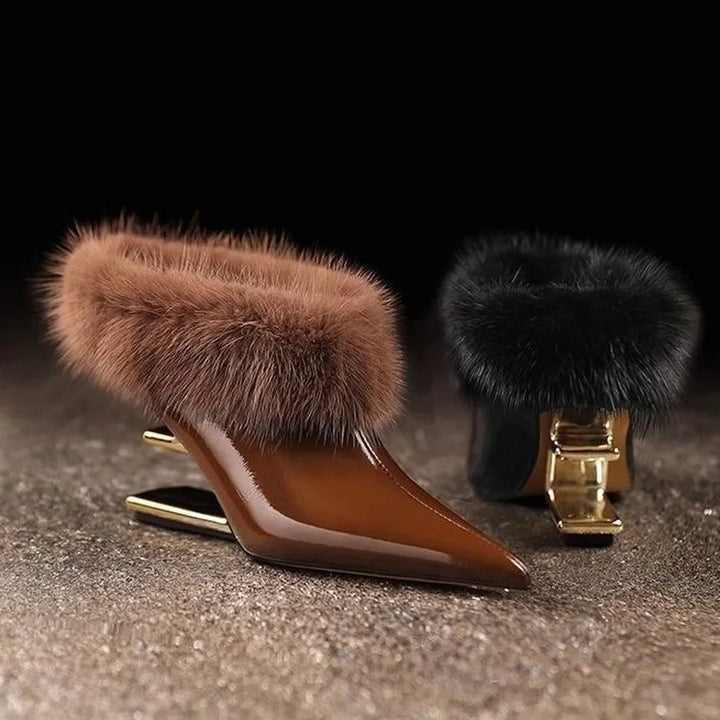 Beverly | Eleganckie Futrzane Szpilki