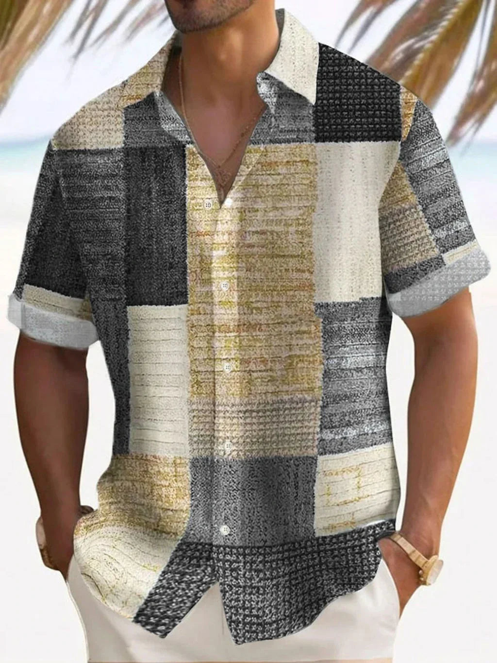 Joshua | Retro Koszula Button-Down