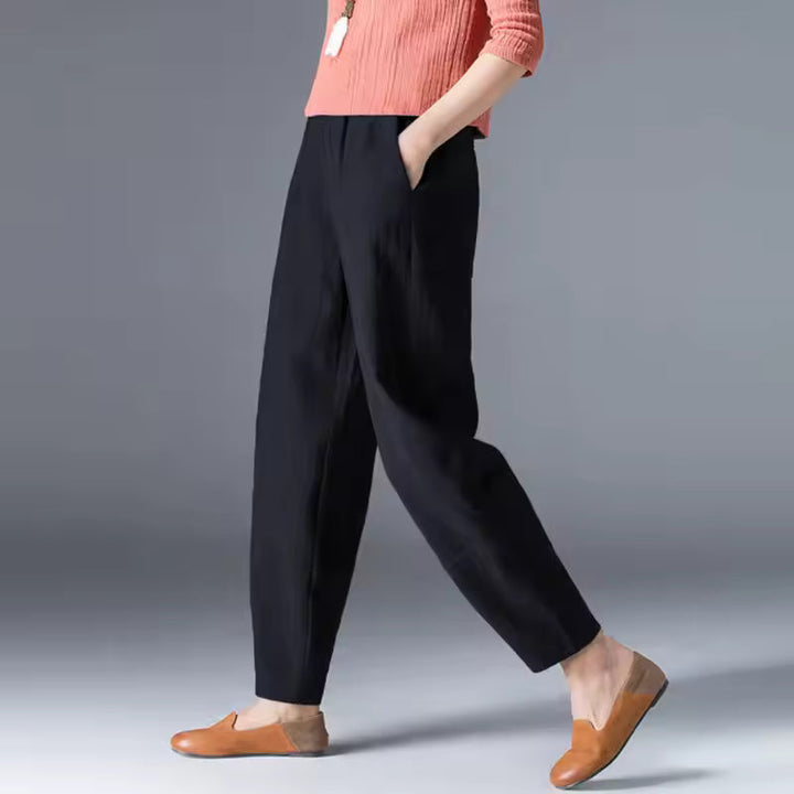 Hazel | Luźne Spodnie Tapered