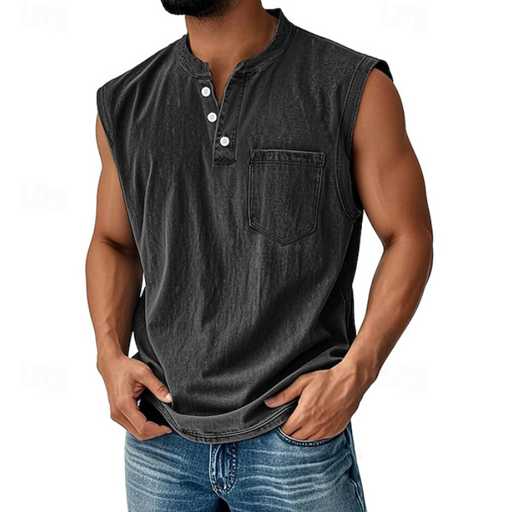 Gerald | Casual Bezrękawnik w Stylu Vintage