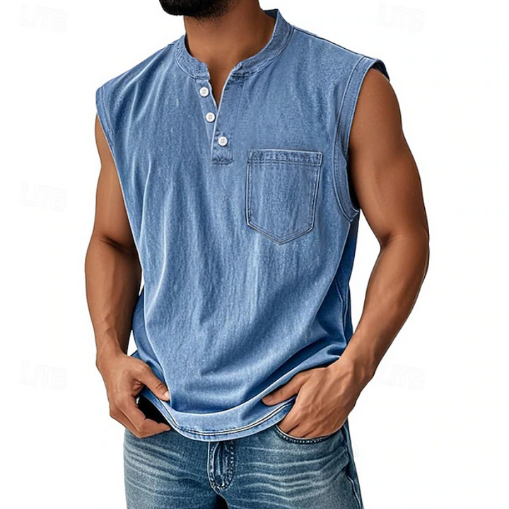 Gerald | Casual Bezrękawnik w Stylu Vintage