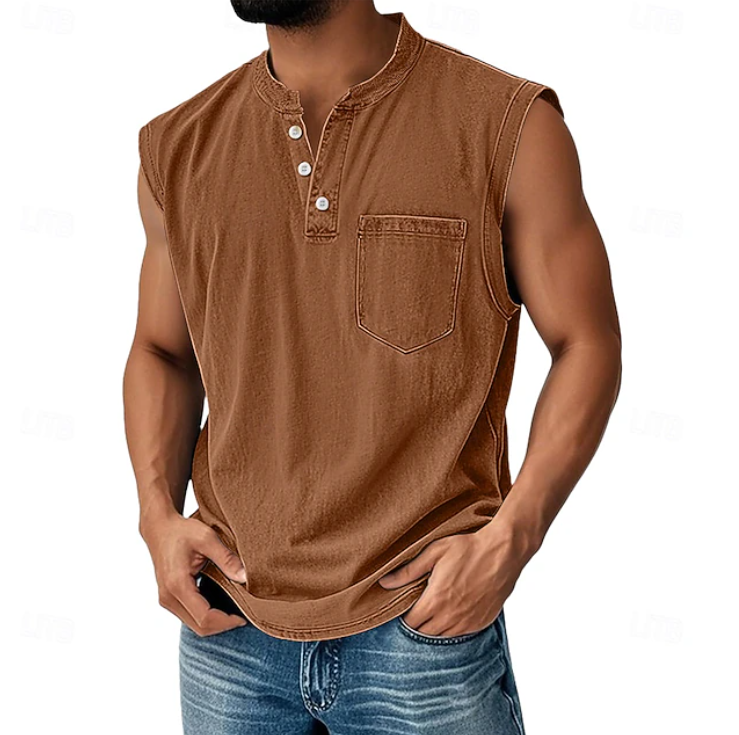 Gerald | Casual Bezrękawnik w Stylu Vintage