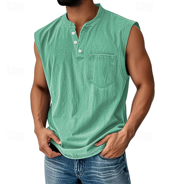 Gerald | Casual Bezrękawnik w Stylu Vintage