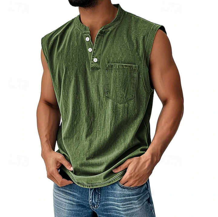 Gerald | Casual Bezrękawnik w Stylu Vintage