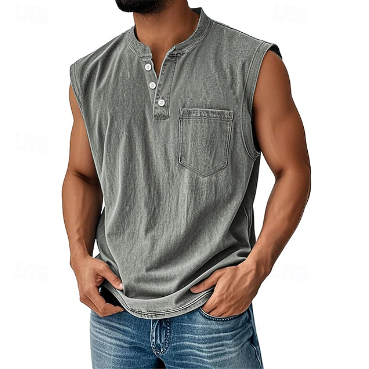Gerald | Casual Bezrękawnik w Stylu Vintage