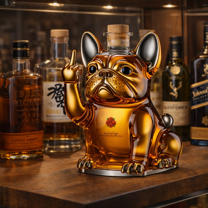 Dean | Butelka Whisky z Psem
