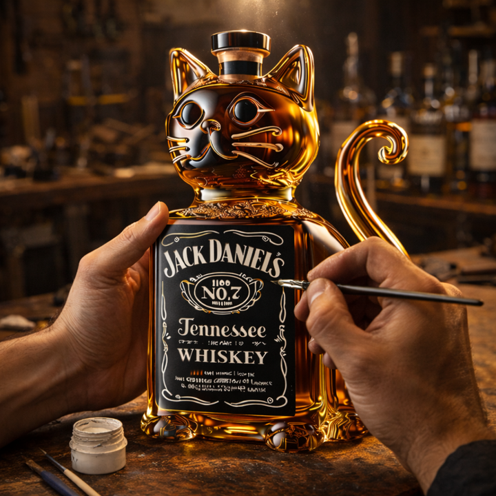 Randy | Butelka Whisky w Kocim Designie