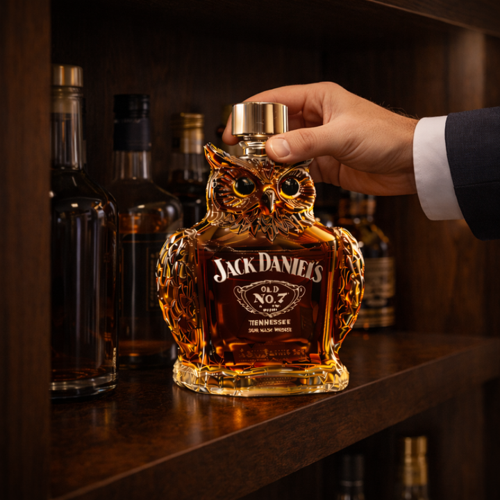 Lance | Butelka Whisky w Kształcie Sowy