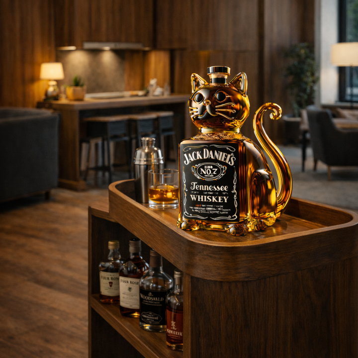 Randy | Butelka Whisky w Kocim Designie