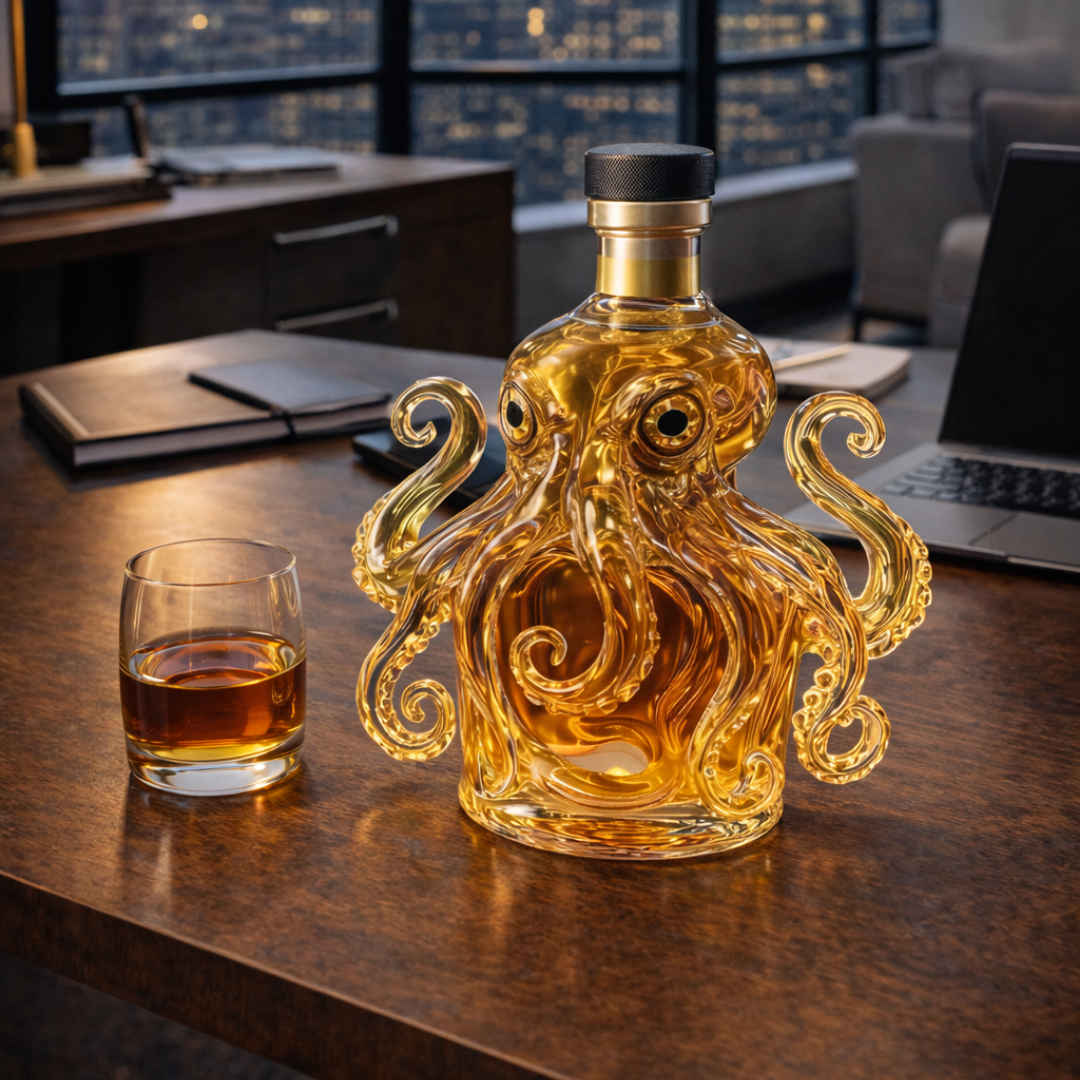 Dale | Butelka Whisky w Kształcie Ośmiornicy