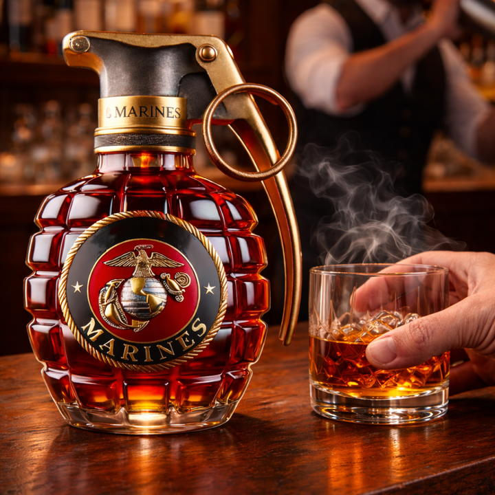Craig | Butelka Whisky z Wzorem Granatu