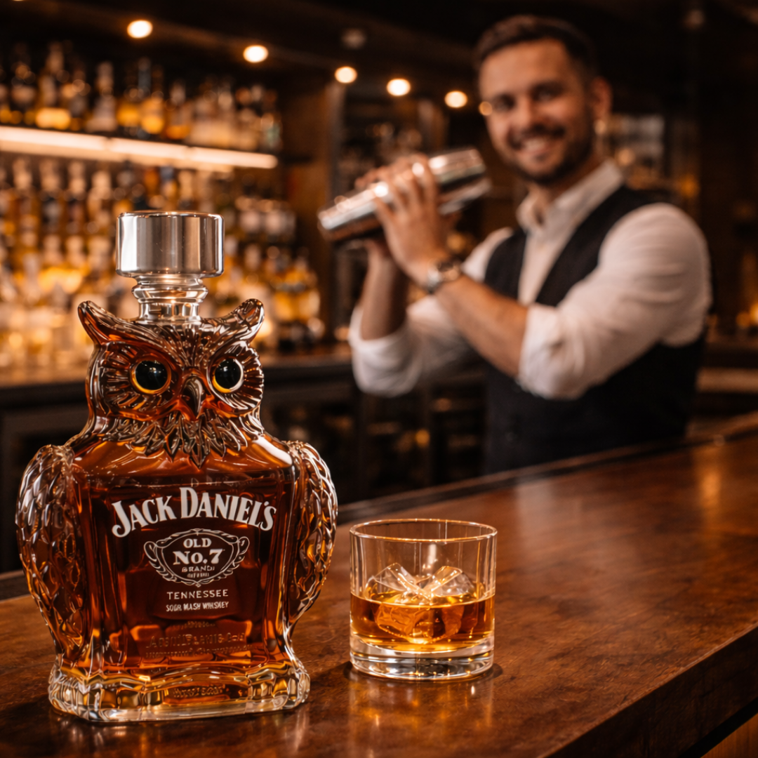 Lance | Butelka Whisky w Kształcie Sowy