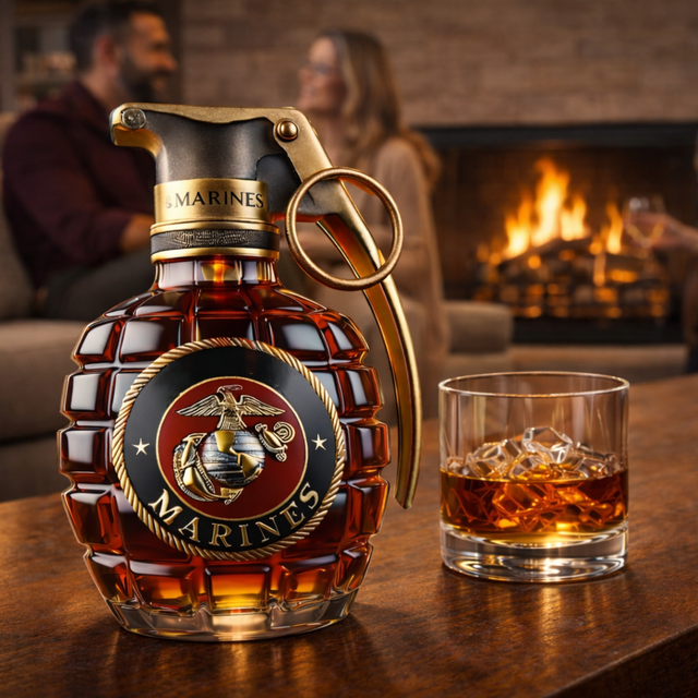 Craig | Butelka Whisky z Wzorem Granatu