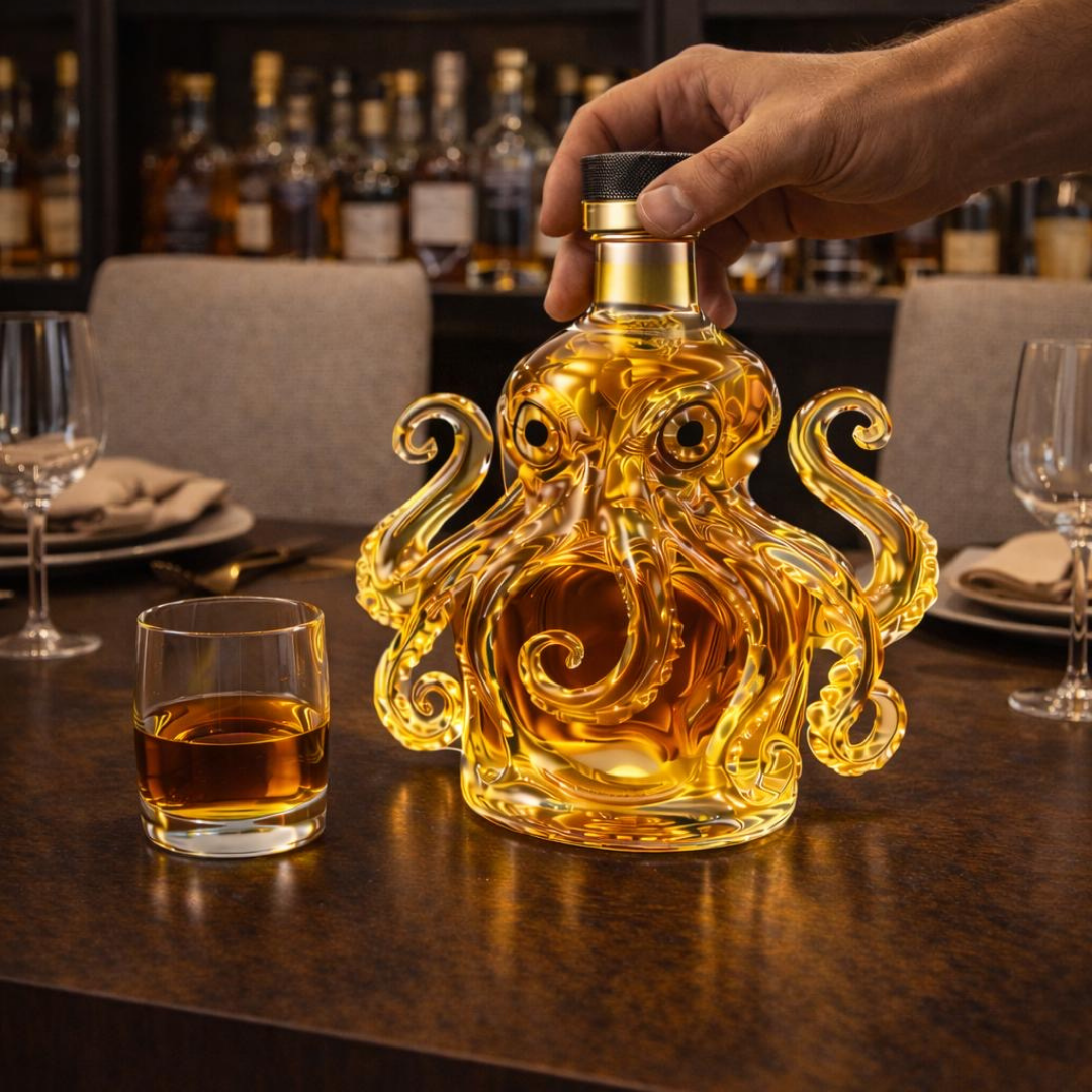 Dale | Butelka Whisky w Kształcie Ośmiornicy