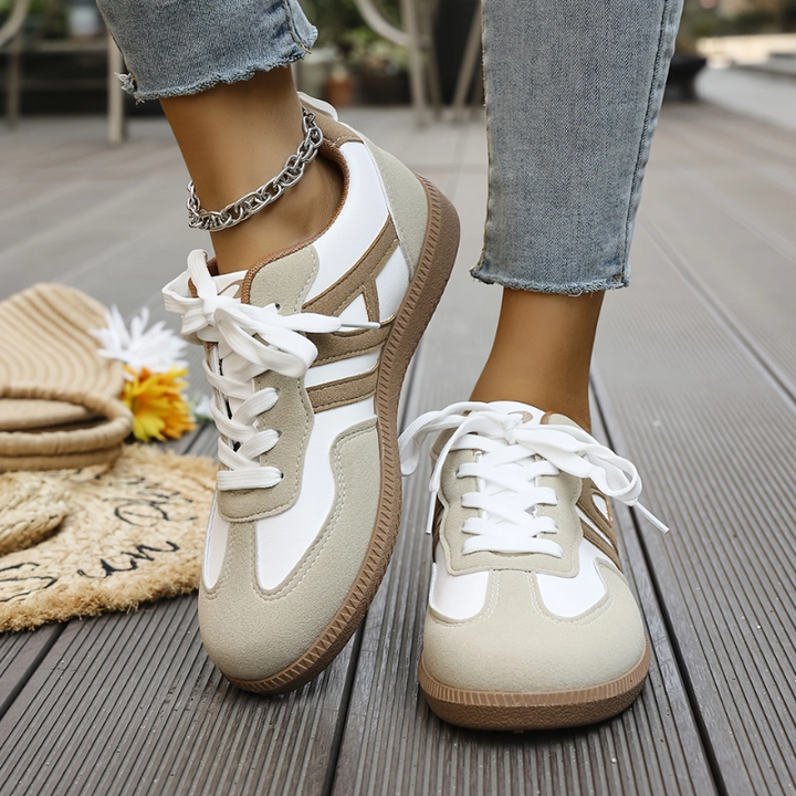 Kryształ | Wspierające Sneakersy z Szerokim Noskiem