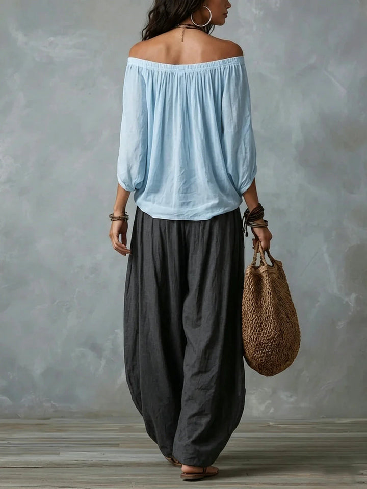 Esme | Zrelaksowany Zestaw Off-Shoulder